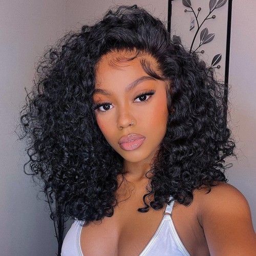 12A Double Drawn Water Wave 13x4 Transparent Lace Full Frontal Wig | Human Hair Wig | Lace Front